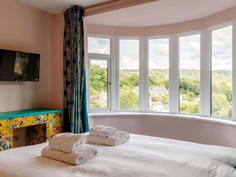 شقة Dawns House Cromford, Peak District, Hot Tub, For 6 - Stunning Views المظهر الخارجي الصورة